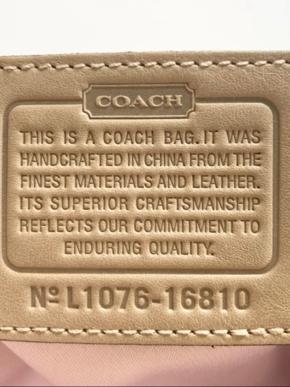 Coach Kristin Spectator Leather East West Zip Tote